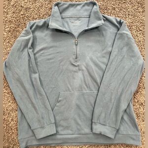 Marc New York ribbed quarter zip sweatshirt XXL NWOT